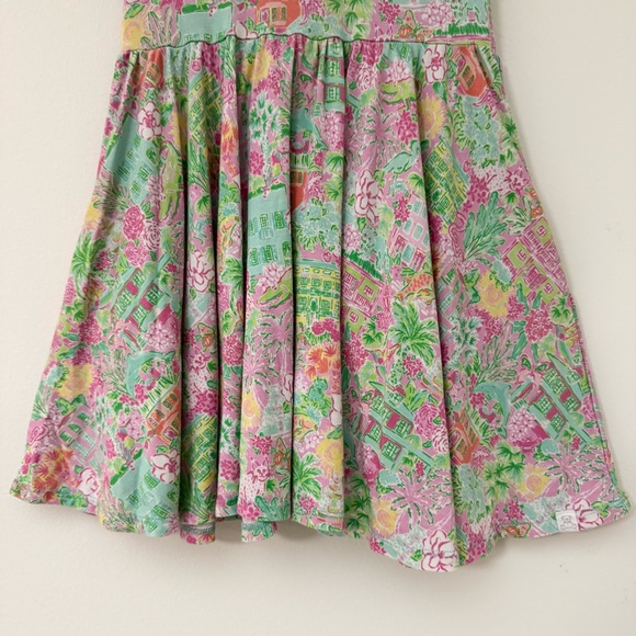 Little Snuggles Bamboo Tropical Floral Print Twirl Dress, Size 4 - Picture 4 of 10